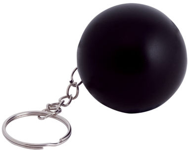 Мячик антистресс брелок Calm, цвет черный - AP731618-10- Фото №1