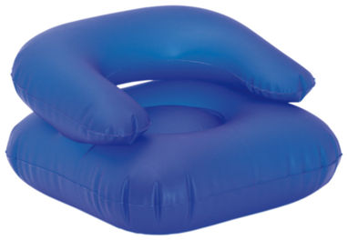 Пляжная надувная подушка в форме кресла Quasar, цвет синий - AP731796-06- Фото №1