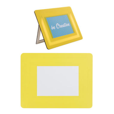 Фоторамка и коврик для мыши Pictium, цвет желтый - AP741153-02- Фото №1