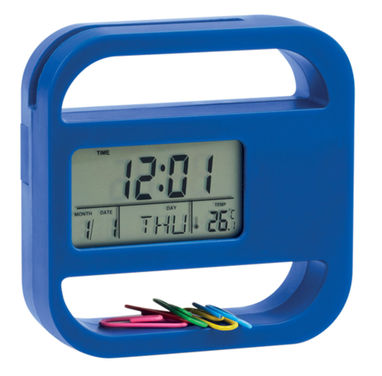 Годинник настільний Soret, колір синій - AP741169-06- Фото №1