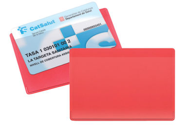 Чехол для кредитной карты Kazak, цвет красный - AP741218-05- Фото №2