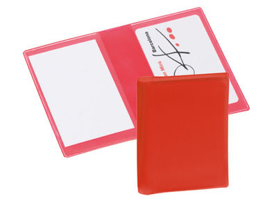 Чехол для 2-х карточек Letrix, цвет красный - AP741219-05- Фото №3