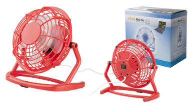 Вентилятор настільний Miclox, колір червоний - AP741303-05- Фото №1
