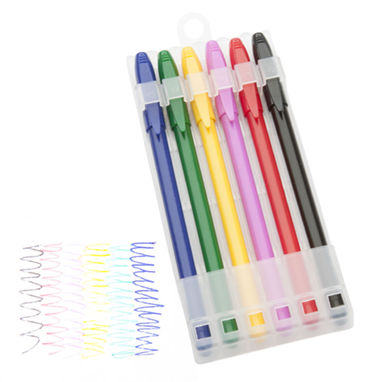 Набір ручок Khim, колір багатобарвний - AP741311- Фото №1