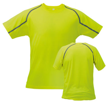 Футболка спортивна Combi, колір флуоресцентний жовтий  розмір XL - AP741329-02_XL- Фото №1