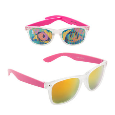 Очки солнцезащитные  Harvey, цвет розовый - AP741351-25- Фото №2
