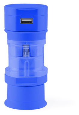 Адаптер для розетки Tribox, цвет синий - AP741480-06- Фото №1