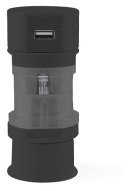 Адаптер для розетки Tribox, колір чорний - AP741480-10- Фото №1