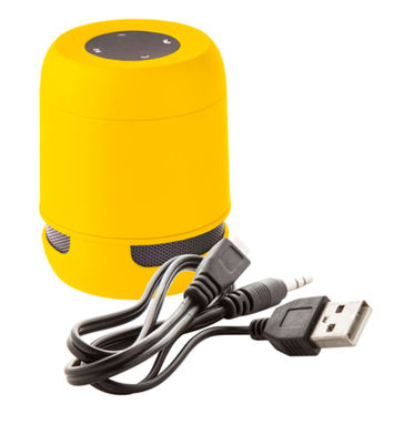  Динамік Bluetooth Braiss, колір жовтий - AP741488-02- Фото №1