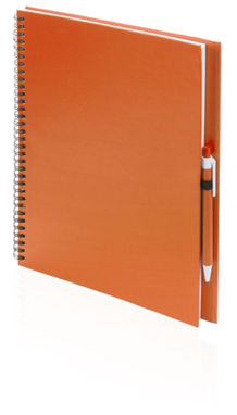 Блокнот Tecnar А4, цвет оранжевый - AP741502-03- Фото №1
