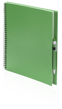 Блокнот Tecnar А4, цвет зеленый - AP741502-07- Фото №1