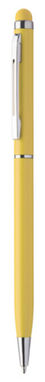 Ручка шариковая сенсор  Byzar, цвет желтый - AP741524-02- Фото №1