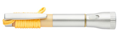 Ручка-фонарик Mustap, цвет желтый - AP741536-02- Фото №1
