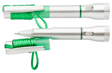 Ручка-ліхтарик Mustap, колір зелений - AP741536-07- Фото №1
