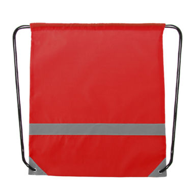 Рюкзак-мешок со светоотражателями Lemap, цвет красный - AP741542-05- Фото №1