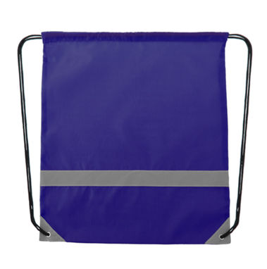 Рюкзак-мешок со светоотражателями Lemap, цвет синий - AP741542-06- Фото №1