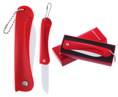 Нож карманный Sansor, цвет красный - AP741601-05- Фото №1