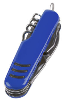 Ніж кишеньковий багатофункціональний Shakon, колір синій - AP741724-06- Фото №1