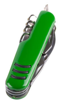 Ніж кишеньковий багатофункціональний Shakon, колір зелений - AP741724-07- Фото №1