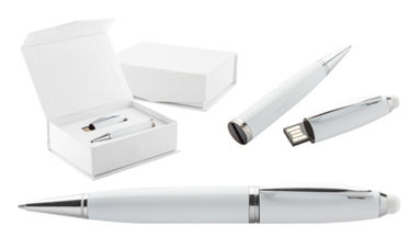 Ручка USB Sivart 8 Гб 8GB, колір білий - AP741731-01_8GB- Фото №1