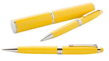 Ручка кулькова сенсор Hasten, колір жовтий - AP741756-02- Фото №1