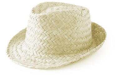 Шляпа соломенная  Zelio, цвет белый - AP741918-01- Фото №1