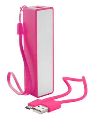 Зарядний пристрій Keox, колір рожевий - AP741925-25- Фото №1