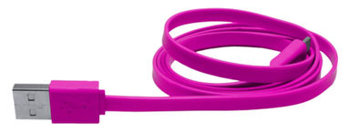 Зарядний кабель Yancop, колір рожевий - AP741947-25- Фото №1