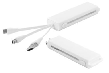 Зарядний кабель Slipok, колір білий - AP741949-01- Фото №1