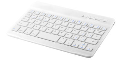 Клавиатура Bluetooth Volks, цвет белый - AP741957-01- Фото №1