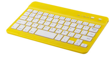Клавіатура Bluetooth Volks, колір жовтий - AP741957-02- Фото №1