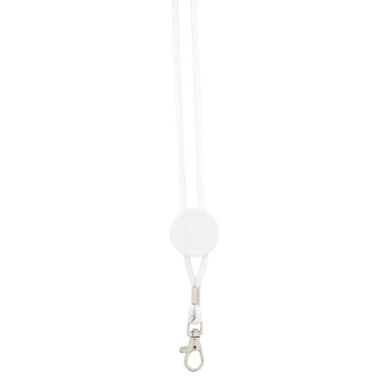 Шнурок для бейджа Perux, цвет белый - AP741990-01- Фото №2