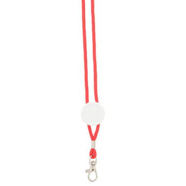 Шнурок для бейджа Perux, цвет красный - AP741990-05- Фото №2