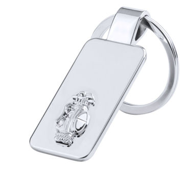 Брелок для ключів Depor, колір сріблястий - AP741996-B- Фото №1