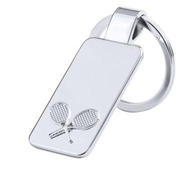 Брелок для ключів Depor, колір сріблястий - AP741996-C- Фото №1