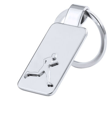 Брелок для ключів Depor, колір сріблястий - AP741996-E- Фото №1