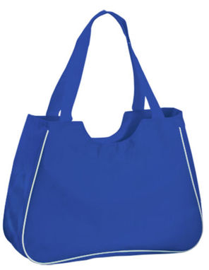 Пляжная сумка с косметичкой Maxi, цвет синий - AP761030-06- Фото №1