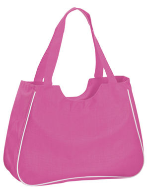 Пляжная сумка с косметичкой Maxi, цвет розовый - AP761030-25- Фото №1