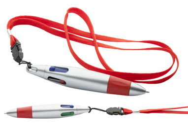 Ручка Multi на шнурке, цвет красный - AP761116-05- Фото №1