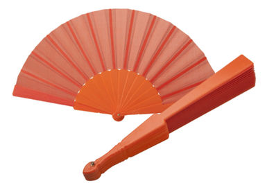 Веер из текстиля Tela, цвет оранжевый - AP761252-03- Фото №1