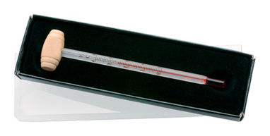 Винний термометр Ernest, колір натуральний - AP761318- Фото №1