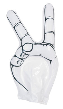 Надувная рука для фанов Hogan, цвет белый - AP761898-01- Фото №1