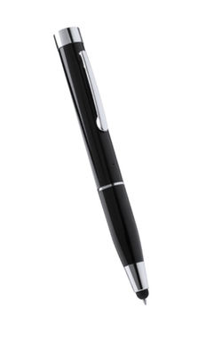 Ручка зі стилусом і Power bank Solius, колір чорний - AP781132-10- Фото №1