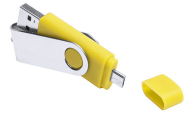 Накопичувач USB Liliam  8GB, колір жовтий - AP781134-02_8GB- Фото №1