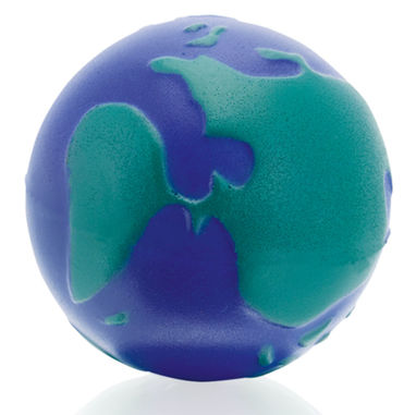 Антистрес у формі земної кулі Planet, колір синій - AP791117- Фото №3