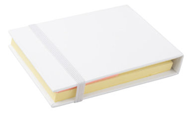 Блокнот с отрывными стикерами Foli, цвет белый - AP791261-01- Фото №1