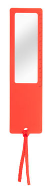 Лінійка з збільшувальним склом Okam, колір червоний - AP791346-05- Фото №1