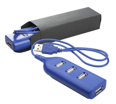 Хаб USB Ohm, колір синій - AP791401-06- Фото №1
