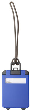 Бірка для багажу Glasgow, колір синій - AP800376-06- Фото №1