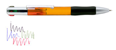 Ручка 4 Colour, цвет оранжевый - AP805936-03- Фото №2